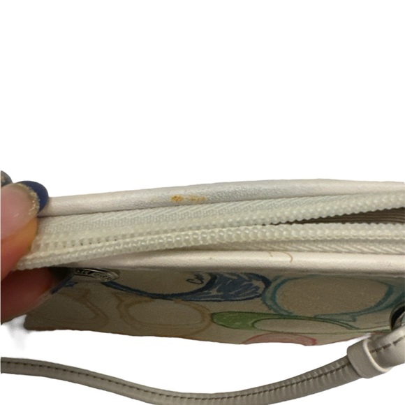 Coach Colorful Monogram Wristlet - Picture 6 of 6